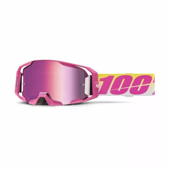 100% MX Goggles Armatic Sellars Pink Mirror